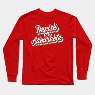 Impish Or Admirable Belsnickel Christmas Office Fan Xmas Holiday Long Sleeve T-Shirt